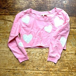 Love Shack Fancy crop sweatshirt